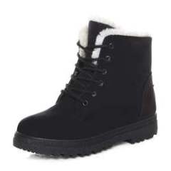 New Design Large Size Elegant Ladies Winter Fashion Women Girls Plush Lining Thermal Snow Ankle Boots