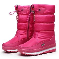 Women snow boots platform winter boots thick plush waterproof non-slip boots fashion women winter shoes warm fur botas mujer
