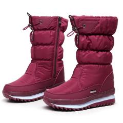 Women snow boots platform winter boots thick plush waterproof non-slip boots fashion women winter shoes warm fur botas mujer