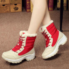 Snow boots Winter brand warm non-slip waterproof women boots mother shoes casual cotton winter autumn boots female