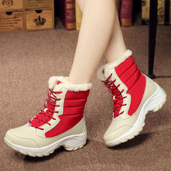 Snow boots Winter brand warm non-slip waterproof women boots mother shoes casual cotton winter autumn boots female