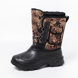 Cold-proof Waterproof Non-slip Warm High-tube Winter Outdoor Fishing Riding Boots Men's Snow Boots
