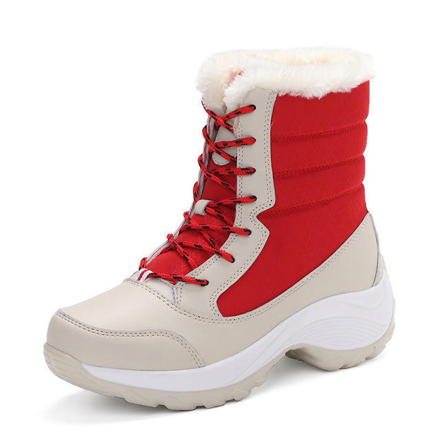 Snow boots Winter brand warm non-slip waterproof women boots mother shoes casual cotton winter autumn boots female