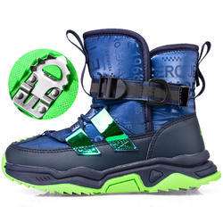 Winter children snow boots children's cotton shoes boys girls with velvet thickening student waterproof non-slip short boot