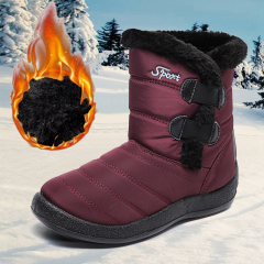 Customized Design New Design Extra Warm 100% Waterproof women Winter Warm Snow Boots for Sale