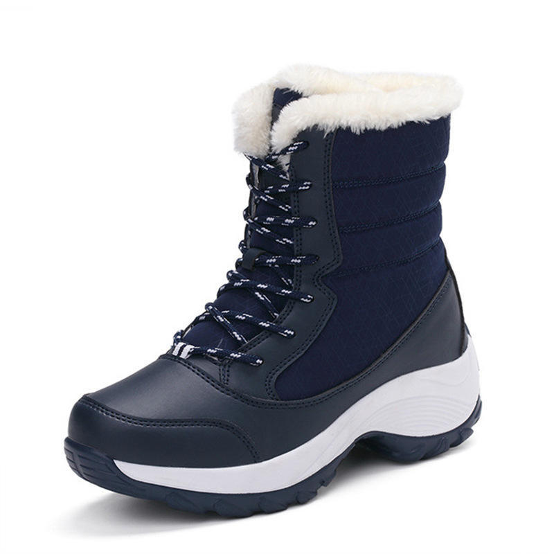 Snow boots Winter brand warm non-slip waterproof women boots mother shoes casual cotton winter autumn boots female