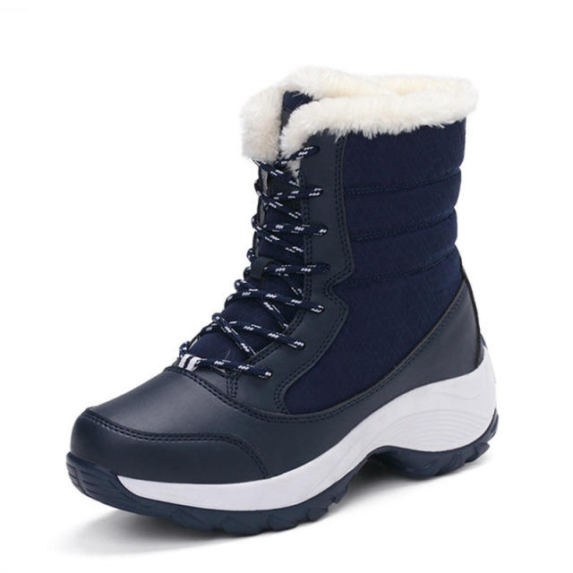 Snow boots Winter brand warm non-slip waterproof women boots mother shoes casual cotton winter autumn boots female