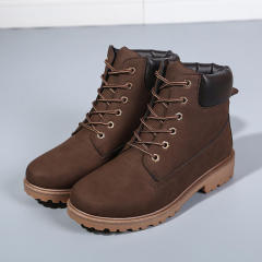 New Autumn Early Winter Shoes Women Flat Heel Boots Fashion Keep warm Brand Woman Ankle boots