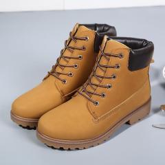 New Autumn Early Winter Shoes Women Flat Heel Boots Fashion Keep warm Brand Woman Ankle boots