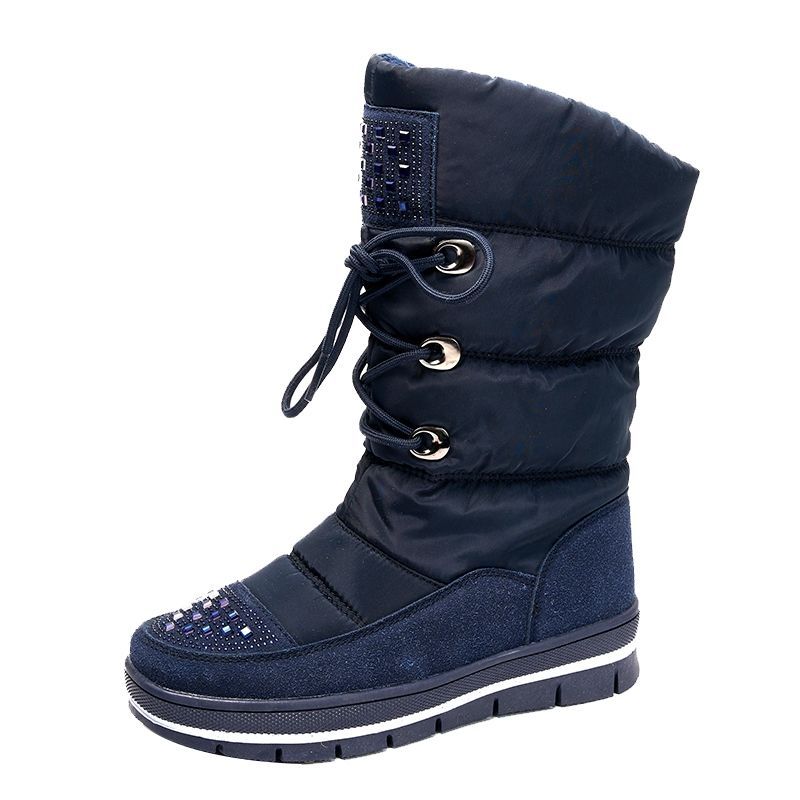 New Outdoor Men Boots Winter Snow Boots For Men Shoes Thick Plush Waterproof Slip-Resistant Keep Warm Winter Shoes