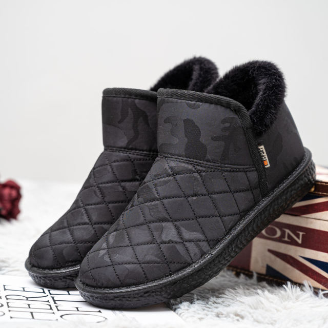 BAIRUILUN Men Shoes New Boots Men Winter Snow Boots Casual women Winter Boots Outdoor Sneakers Furry Warm Male Shoe