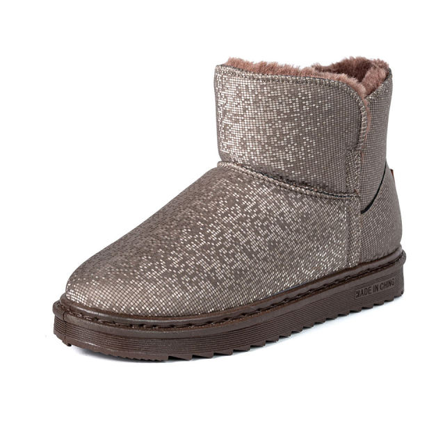 BAIRUILUN Winter Keep Warm Omen Snow Boots Thick Bottom Plush Ankle & Bootie Wholesale Quality Shoes