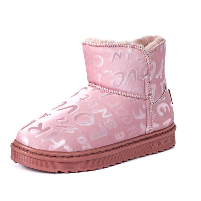 Women Boots Lightweight Winter Shoes Snow Boots Waterproof Winter Footwear Plus Size Slip On Ankle Winter Boots