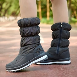 Women snow boots platform children winter boots thick plush waterproof non-slip boots fashion men winter shoes warm