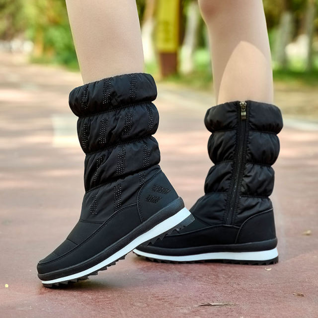 Women snow boots platform children winter boots thick plush waterproof non-slip boots fashion men winter shoes warm