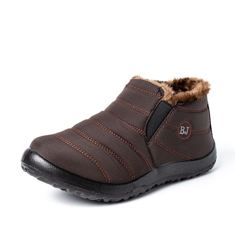 BAIRUILUN Customized Snow Boots for women Keep Warm Comfy Soft Ankle Boots winter boots men waterproof