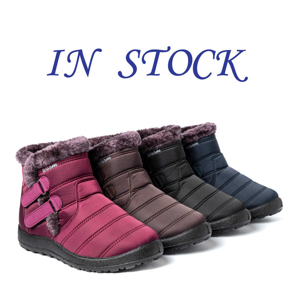 The Latest Waterproof PU Material Warm Cotton Shoes And Anti-Skiing Boots boots women winter boots waterproof