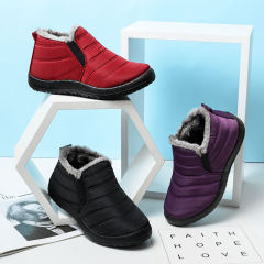 BAIRUILUN Women Snow Shoes Waterproof Keep Warm Comfy Ankle Boots