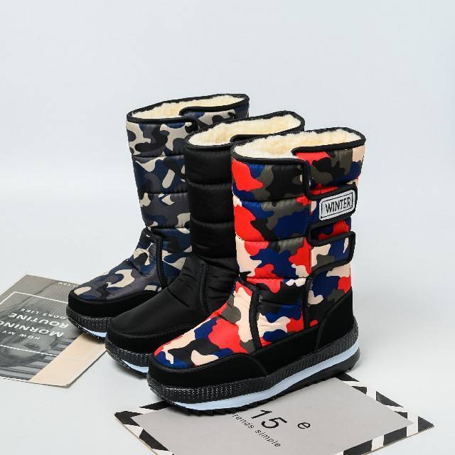 BAIRUILUN Women Snow Shoes Waterproof Keep Warm Comfy Ankle Boots