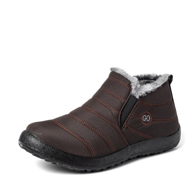BAIRUILUN Women Snow Shoes Waterproof Keep Warm Comfy Ankle Boots