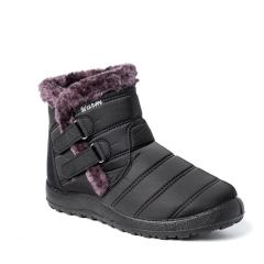 The Latest Waterproof PU Material Warm Cotton Shoes And Anti-Skiing Boots boots women winter boots waterproof