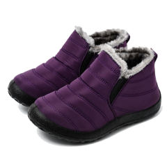 BAIRUILUN Women Snow Shoes Waterproof Keep Warm Comfy Ankle Boots