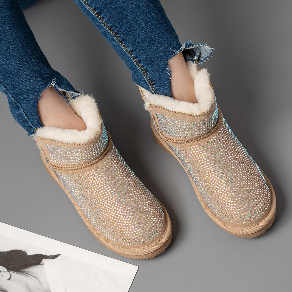 Wholesale Quality Keep Warm Winter Shoes Women'S Wild Fashion Snow Boots