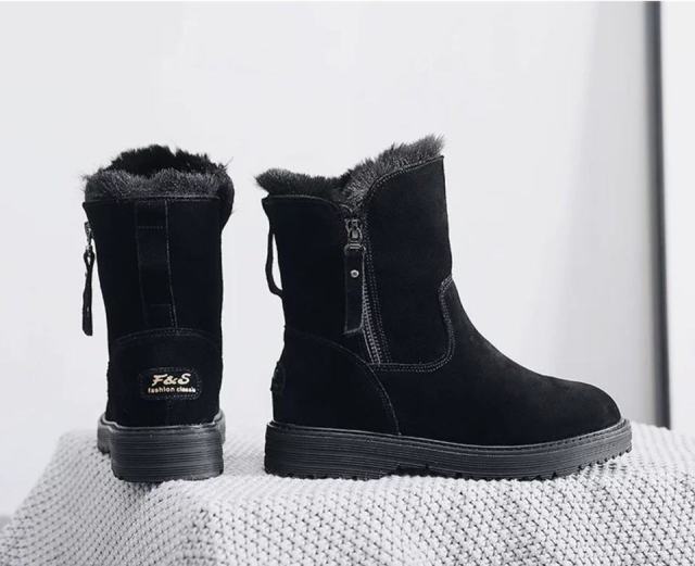 Women Boots Non-slip Waterproof Winter Ankle Snow Boots Women Platform Winter Shoes with Thick Fur thigh high boots
