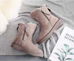 Women Boots Non-slip Waterproof Winter Ankle Snow Boots Women Platform Winter Shoes with Thick Fur thigh high boots
