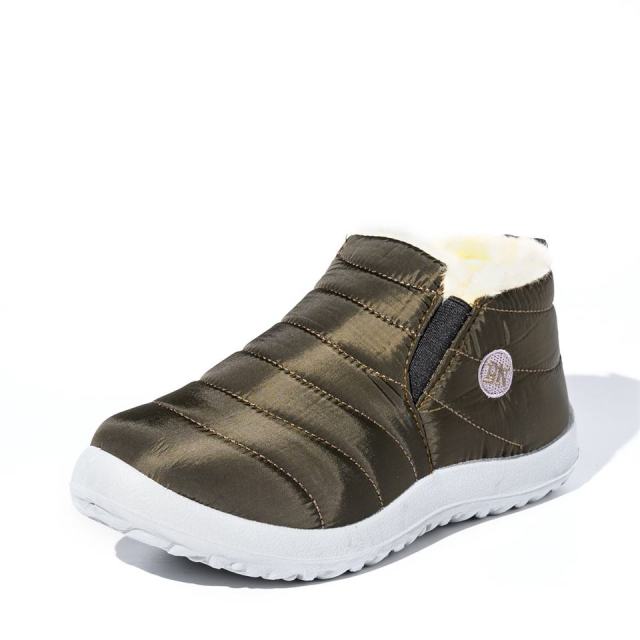 BAIRUILUN Women Snow Shoes Waterproof Keep Warm Comfy Ankle Boots