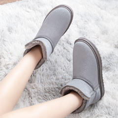 New Style Reflective Mid-Tube Warm Cotton Shoes PU Sole Snow Boots