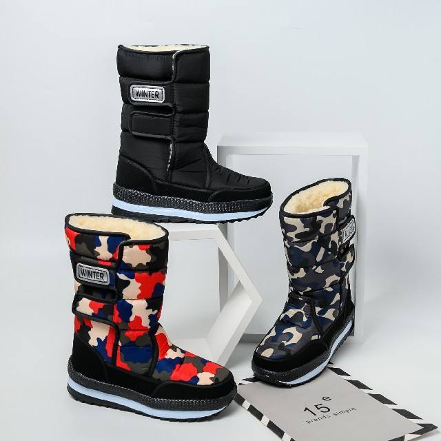 BAIRUILUN Women Snow Shoes Waterproof Keep Warm Comfy Ankle Boots