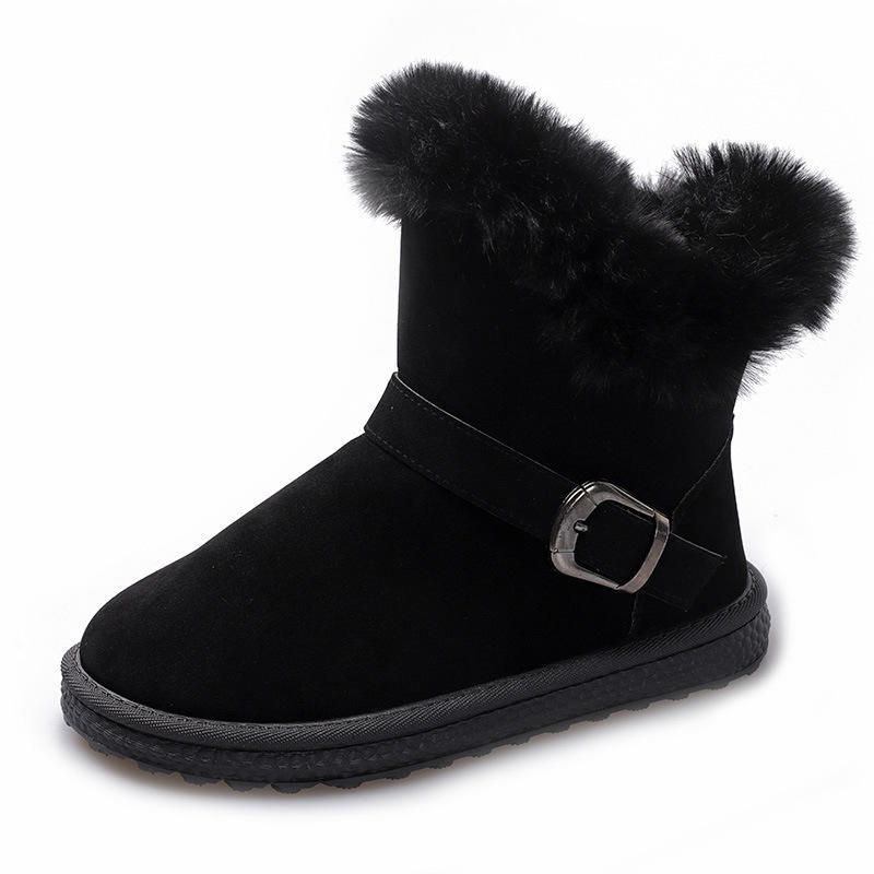Bairuilun factory wholesale fashion in stock warm casual snow winter boots