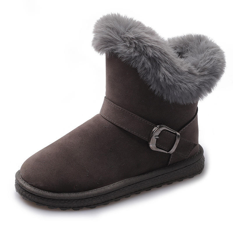 Bairuilun factory wholesale fashion in stock warm casual snow winter boots