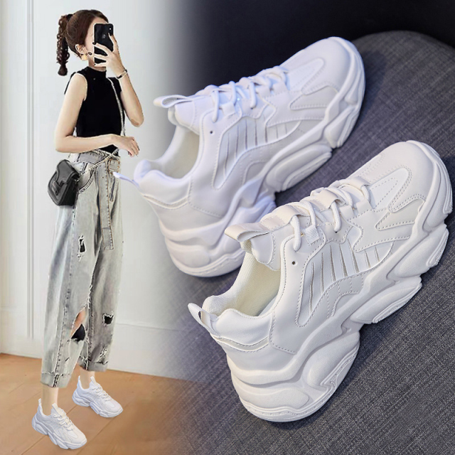 Hot sale high quality Chunky Sneakers Vulcanize Shoes Casual Fashion Platform walking shoes for women