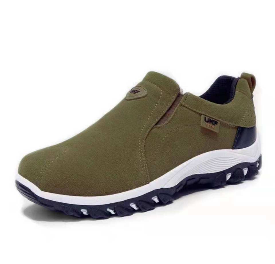 Large Size Shoes Stock Fashion Unisex Walking Style Flats Color Mesh Light Men and Women Slip On Shoes