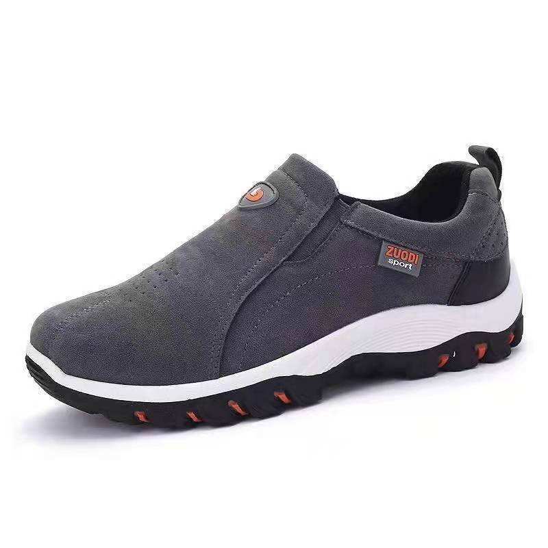 Large Size Shoes Stock Fashion Unisex Walking Style Flats Color Mesh Light Men and Women Slip On Shoes