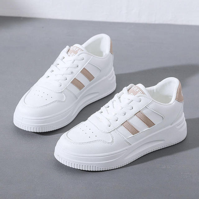 Fashion Dad Shoes Cheap Sports Court Shoes Women Casual Vulcanize Women White Shoes Running