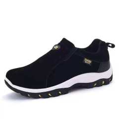 Large Size Shoes Stock Fashion Unisex Walking Style Flats Color Mesh Light Men and Women Slip On Shoes