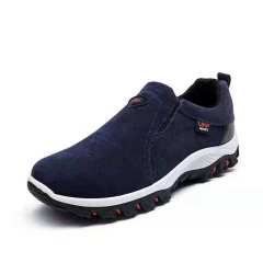 Large Size Shoes Stock Fashion Unisex Walking Style Flats Color Mesh Light Men and Women Slip On Shoes