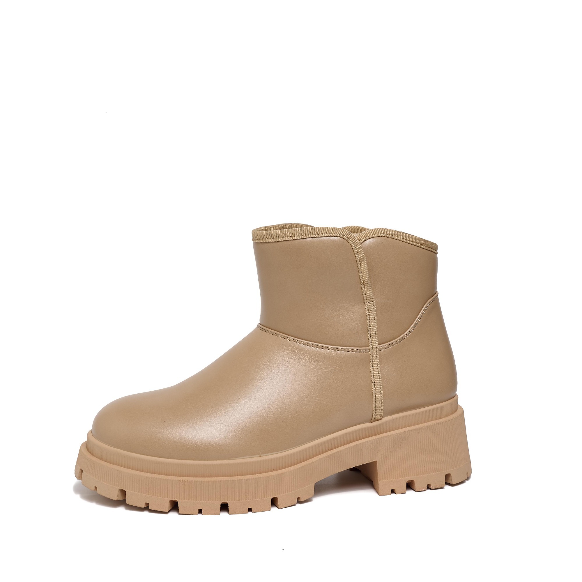 Hot Sale Women's Winter PU Waterproof Upper Snow Boots Lightweight And Warm Lining Snow Boot For Women