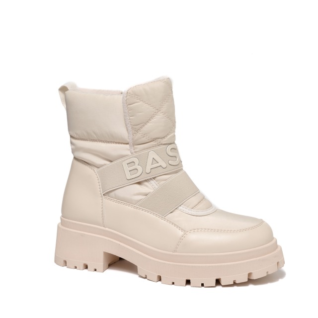 High-Quality Women's Plush Warm Lining Snow Boots Comfortable And Soft Middle Beige Snow Shoes For Women