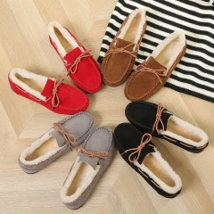 Fashion Women's Winter Thermal Snow Booties With Wear-Resisting Outsole Comfortable And Soft Flat Winter Shoes For Women