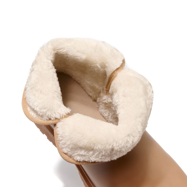 Hot Sale Women's Winter PU Waterproof Upper Snow Boots Lightweight And Warm Lining Snow Boot For Women