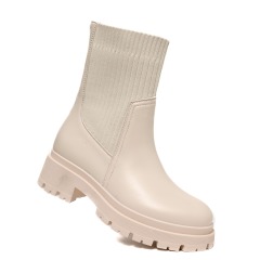 Custom Women's Winter High Quality Middle Snow Boots PU Upper Comfortable And Thermal Lining Shoes For Women