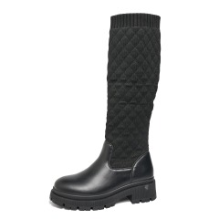 Wholesale Knee-High Winter Women's Thermal Snow Boots Soft And Anti-Slip Bottom High Snow Boots For Women