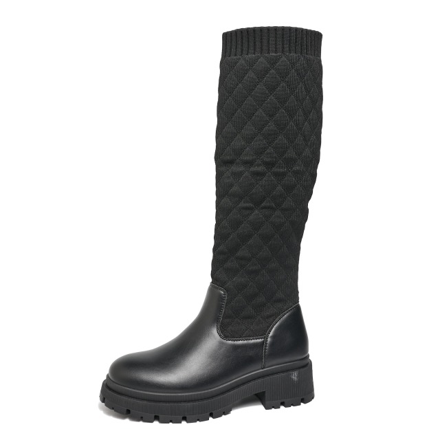 Wholesale Knee-High Winter Women's Thermal Snow Boots Soft And Anti-Slip Bottom High Snow Boots For Women