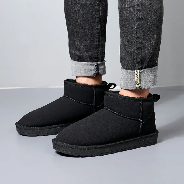 Support customization winter thick bottom men and women plus fleece thickened non-slip snow cotton