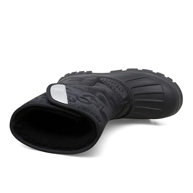 Winter Thicken Warm Plush Lining Fishing Boots Anti-Slip Wear-Resistance Outsole Thermal And Waterproof Snow Boots