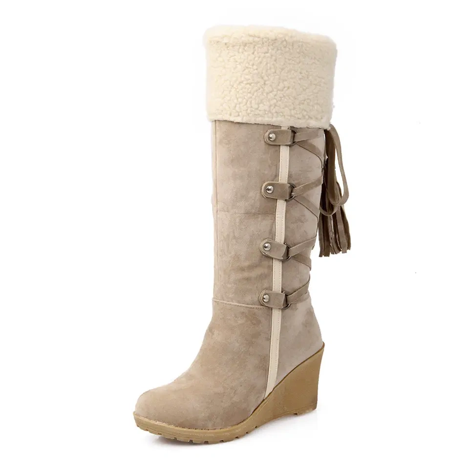 Wholesale Winter Women's Thermal Soft And Comfortable Midi Boots Anti-Slip Soft And Thicken Shoes For Women